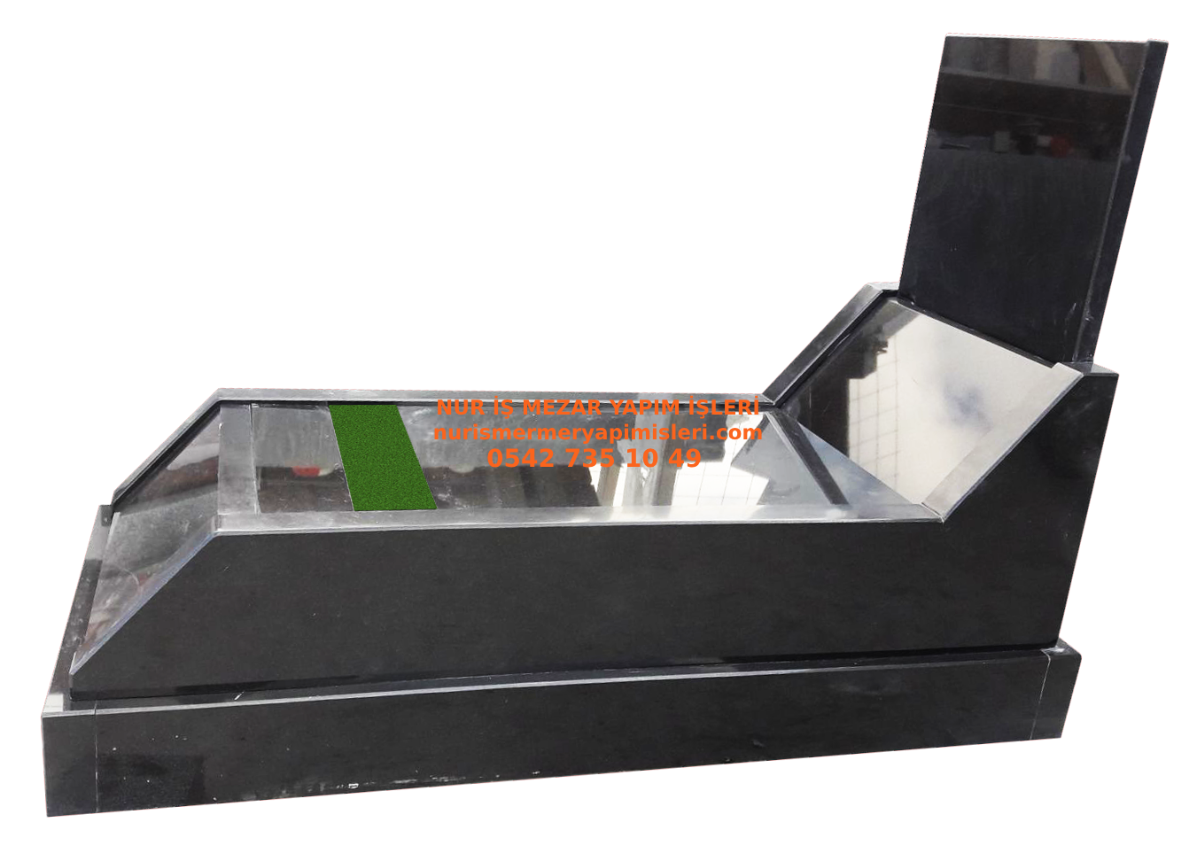 G58 Granit Mezar Modeli Fiyatı - Balıkesir Mezar Yapım - Görsel 3