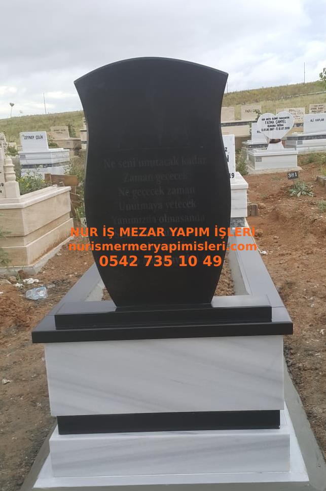 G149 Absolute Black Marmara Mezar Modeli - Kırıkkale Mezar Fiyatları - Görsel 5