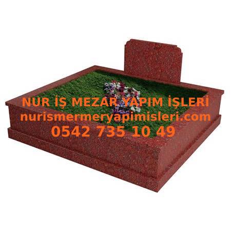 İ-48 Çift Kişilik Santiago Red Mezar Modeli - Bilecik Mezar Taşı Fiyatı