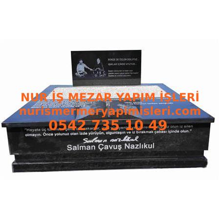 A-20 Absolute Black Granit Mezar - Tuceli Mezar Taşı Fiyatı