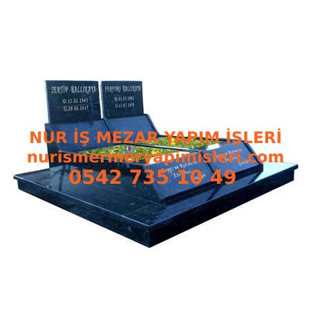 G91 Volga Blue Çift Kişilik Eğimli Mezar Modeli - Bartın Mezar Yapım