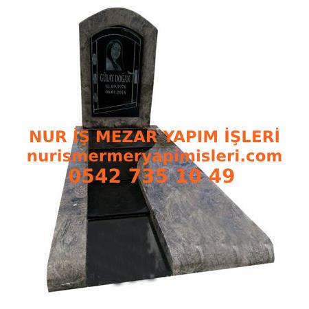 G102 Paradiso Granit Merdivenli Mezar Modeli - Edirne Mezar Yapım