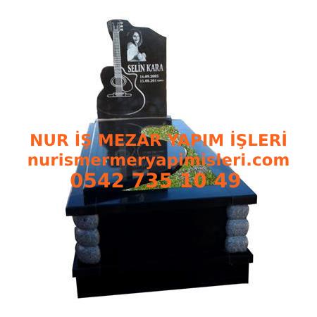 G105 Absolute Black Gitar Baş Taşlı Mezar Modeli - Tekirdağ