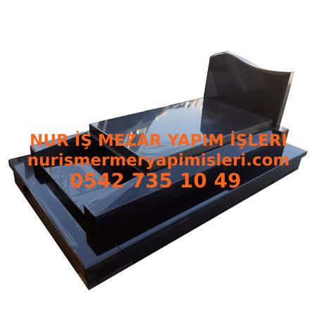G115 Absolute Black Granit Mezar Modeli - Denizli Mezar Yapımı