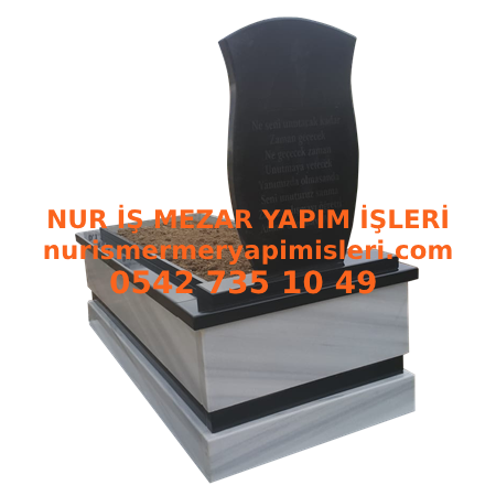 G149 Absolute Black Marmara Mezar Modeli - Tekirdağ Mezar Fiyatları