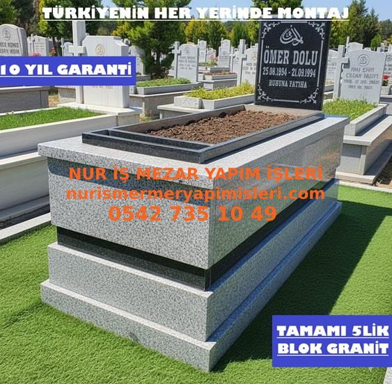 G4 Granit Mezar Modeli - Karaman Granit Mezar Fiyatları