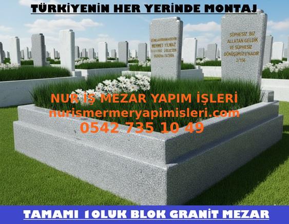 G43 Çift Kişilik Mezar Modeli - Karaman Granit Mezar Baş Taşı Fiyatları