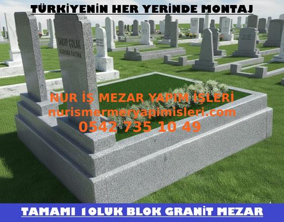 G43 Çift Kişilik Mezar Modeli - Karaman Granit Mezar Baş Taşı Fiyatları - Görsel 2