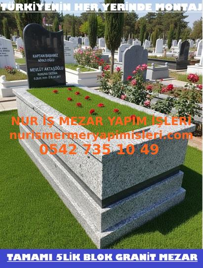 G153 Bianco Sardo Granit Mezar Modeli - Çorum Mezar Fiyatları