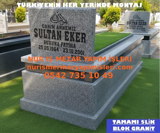 G6 Granit Mezar Modeli - Çankırı Mezar Taşı Fiyatı