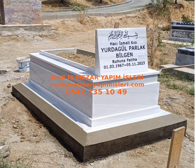 Aydın Tek Kişilik Mermer Çıtalı Mezar Modeli