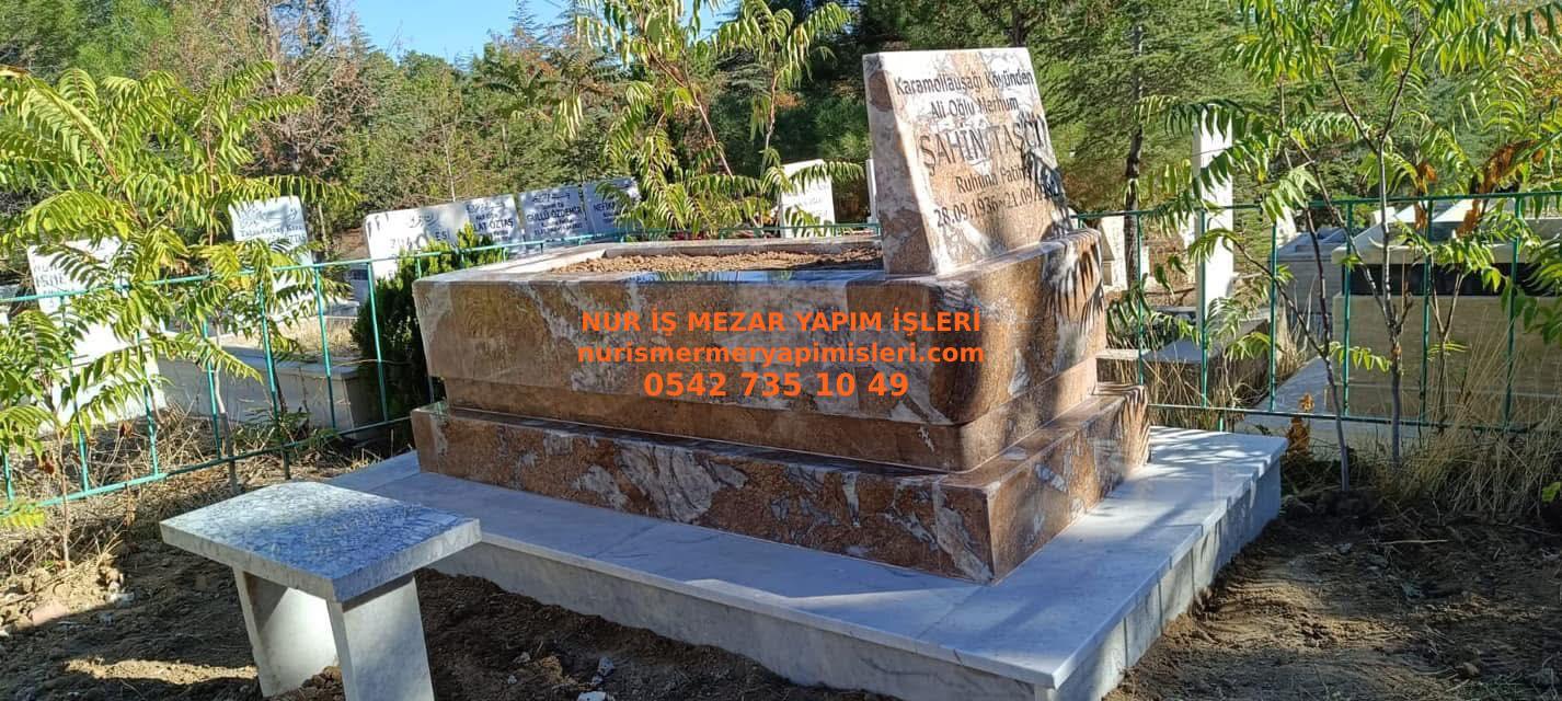 Kocaeli Tek Kişilik Çankırı Gümüş Blok Mezar Modeli - Görsel 3