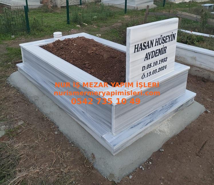 İstanbul Tek Kişilik Mermer Mezar Modeli - Görsel 4