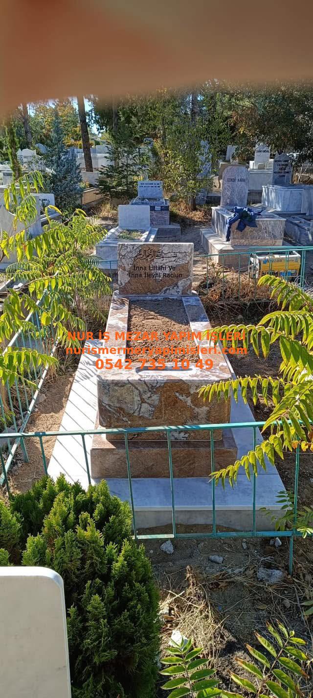 Kocaeli Tek Kişilik Çankırı Gümüş Blok Mezar Modeli - Görsel 2