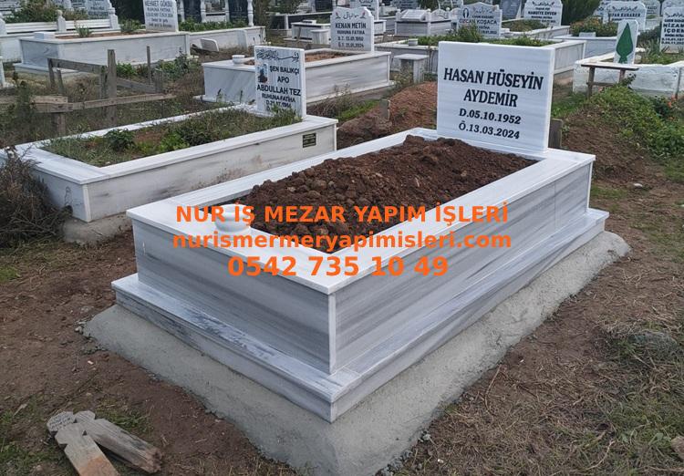 İstanbul Tek Kişilik Mermer Mezar Modeli - Görsel 5