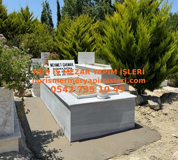 Y-1 Tek Kişilik Tek Kat Mermer Mezar – İzmir Ucuz Mezar Fiyatları