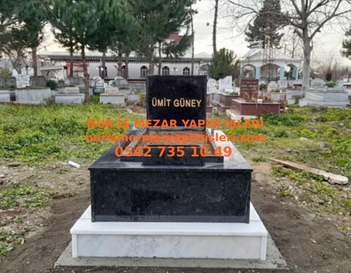 GM36 Temel Mermer Gövde Baştaşı Granit Mezar - İzmir Mezar Taşı Ücretleri - Görsel 3
