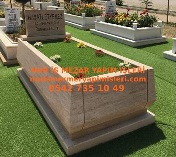 M5 Traverten Mezar Modeli - Bayburt Konik Mezar Modelleri