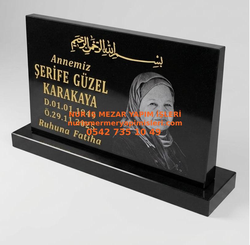 Mezar Taşı Üzerine Lazer Resim 80x60cm