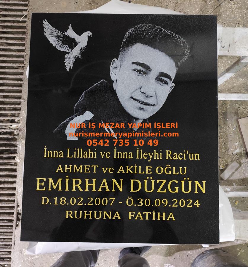 Mezar Taşı Üzerine Lazer Resim - Görsel 2